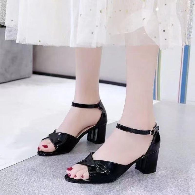 New Fashion Shoes - Chunky Heel Sandals, Versatile and Slip-resistant Shoes, High Heels