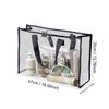 Portable Large Capacity Cosmetic Storage Bag Thickened Multi-functional PVC Makeup Bag Handheld Waterproof Swimming Bag Travel