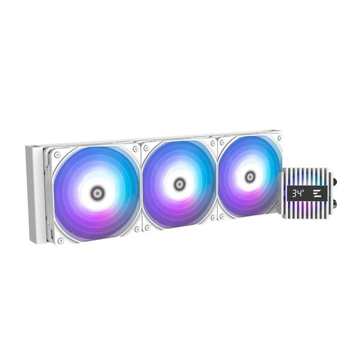 Kit Watercooling AIO - Zalman - Alpha2 RGB - 360mm - Blanc - Performance Et Esthétique