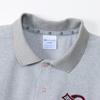 Champion Short Sleeve Polo Shirt with Script UV and Heat Oxford Size L Men's Quick-Drying Logo, Protection, Shielding, Gray, (C3-XG307)