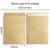 Self-Adhesive Double-Sided Kraft Paper Document Envelope with Thickened Yellow Chinese Style Design.