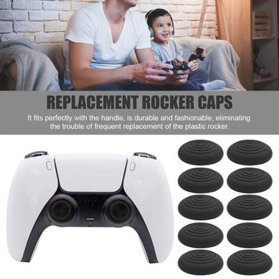 10Pcs Joystick Caps Replacement for PS5 Anti-Slip Game Controller Thumb Grips Silicone Analog Stick Covers Game Controller Accessories Parts