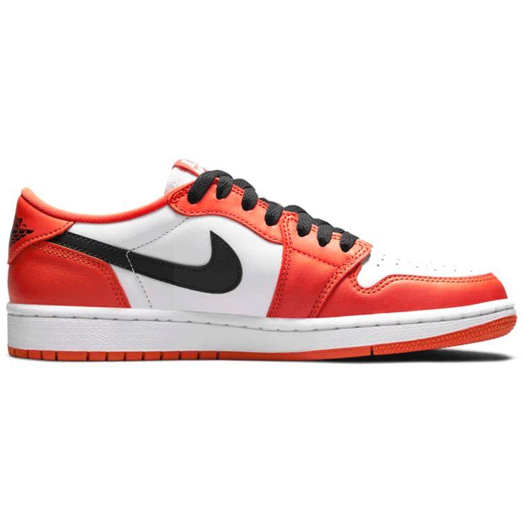 Air Jordan 1 Retro Low OG Starfish Women Sneakers Orange White Black CZ0775-801