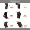 1Pc High Elasticity Knee Brace Support Wrap Portable Sport Elastic Bandage Adjustable Nylon Bracer Wristband