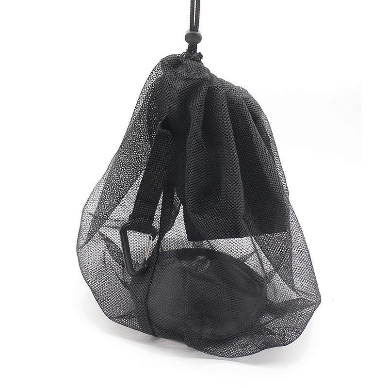 Basketball Drawstring Net Bag Portable Large Capacity Sports Training Ball Storage Bag Basketball Volleyball Net Bag Fitness Bag