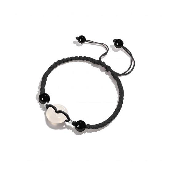 Peace Buckle Couple Bracelet for Girls, Light Luxury Niche Exquisite Bracelet, Best Friend Birthday Gift, New Woven Wristband