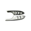 Door Window Switch Bezel Front Side for Toyota Corolla 2009 2010 2011 2012 2013 Door Armrest Panel Trim Cover Silver (Left (Driver) Side)