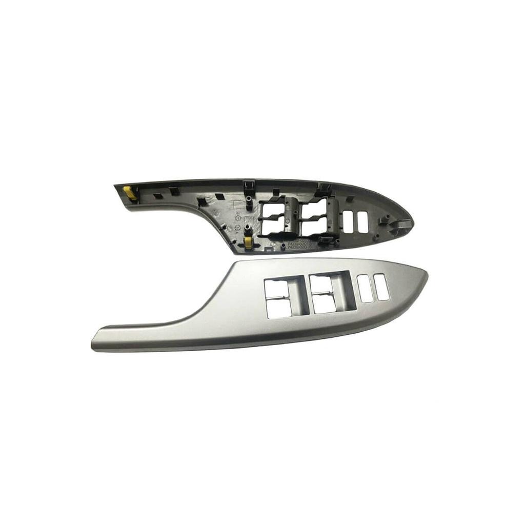 Door Window Switch Bezel Front Side for Toyota Corolla 2009 2010 2011 2012 2013 Door Armrest Panel Trim Cover Silver (Left (Driver) Side)