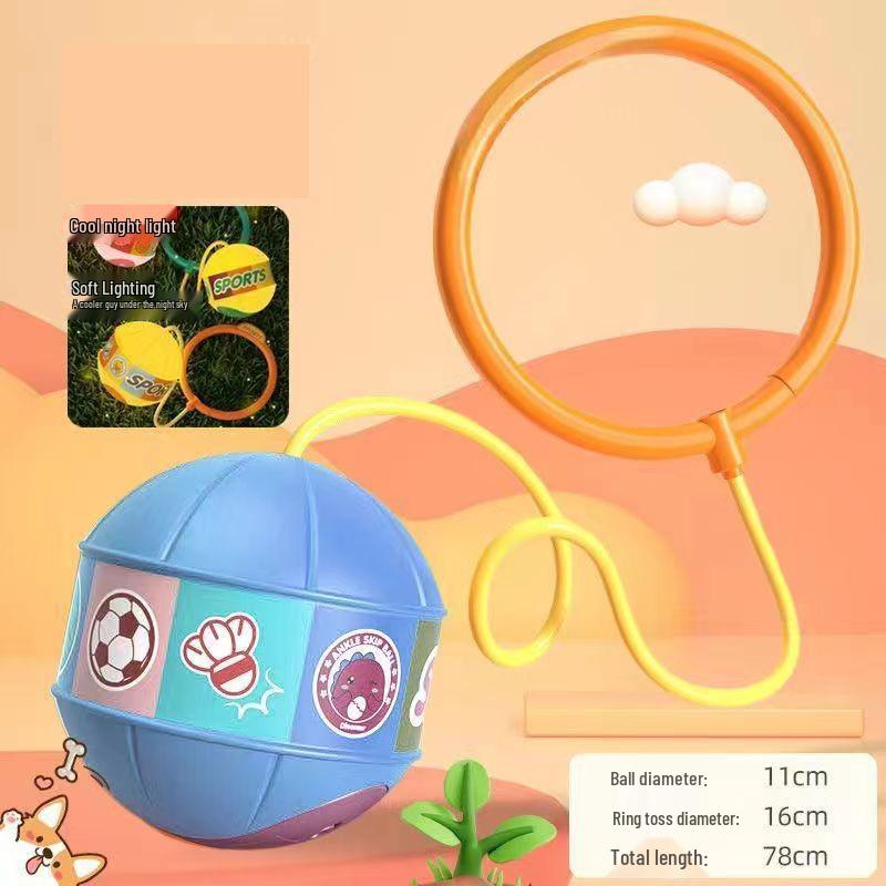 Kids' Light-Up Bouncy Balance Ball – Sensory Training & Outdoor Fun Toy