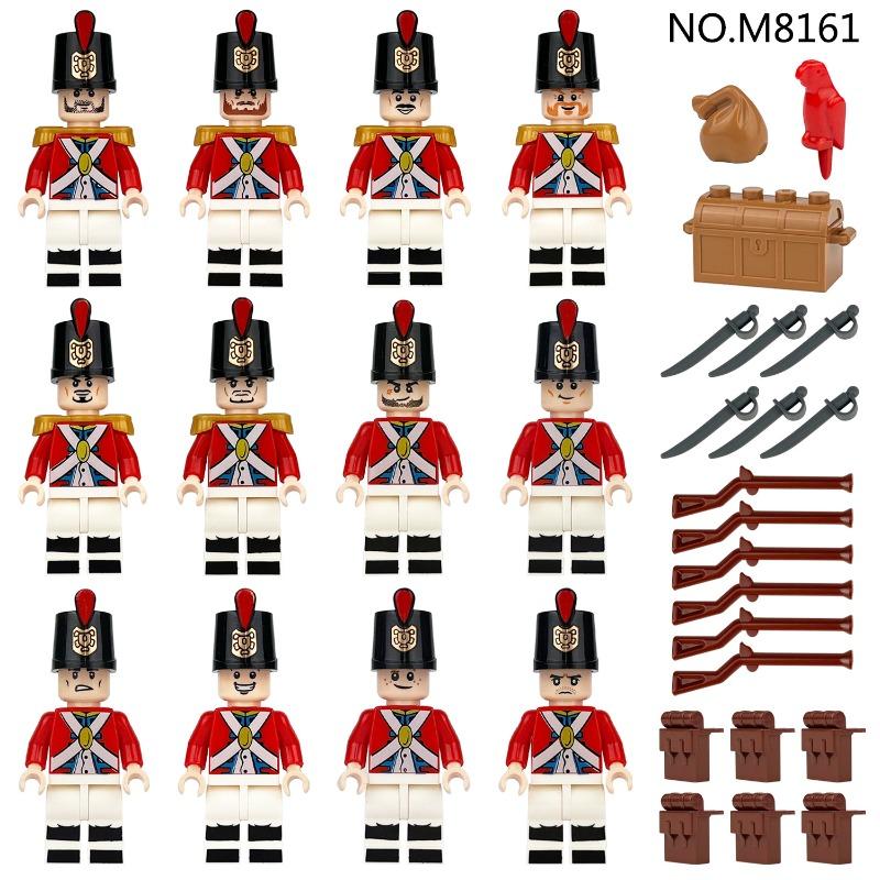 Royal Guard Weapon Accessories Bag Small Particles Assembled Building Block Toys Cross-border Infantry M8161