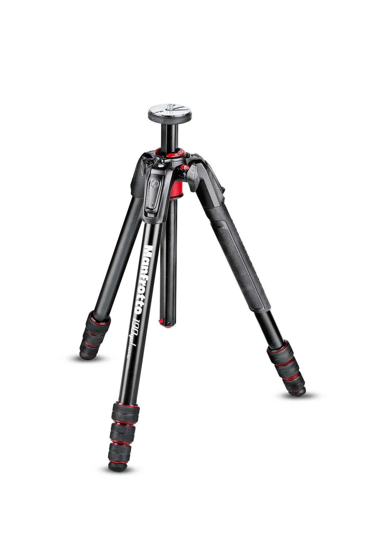 

Manfrotto aluminium black MT190GOA4 190go! M-lock 4-section tripod, чорний