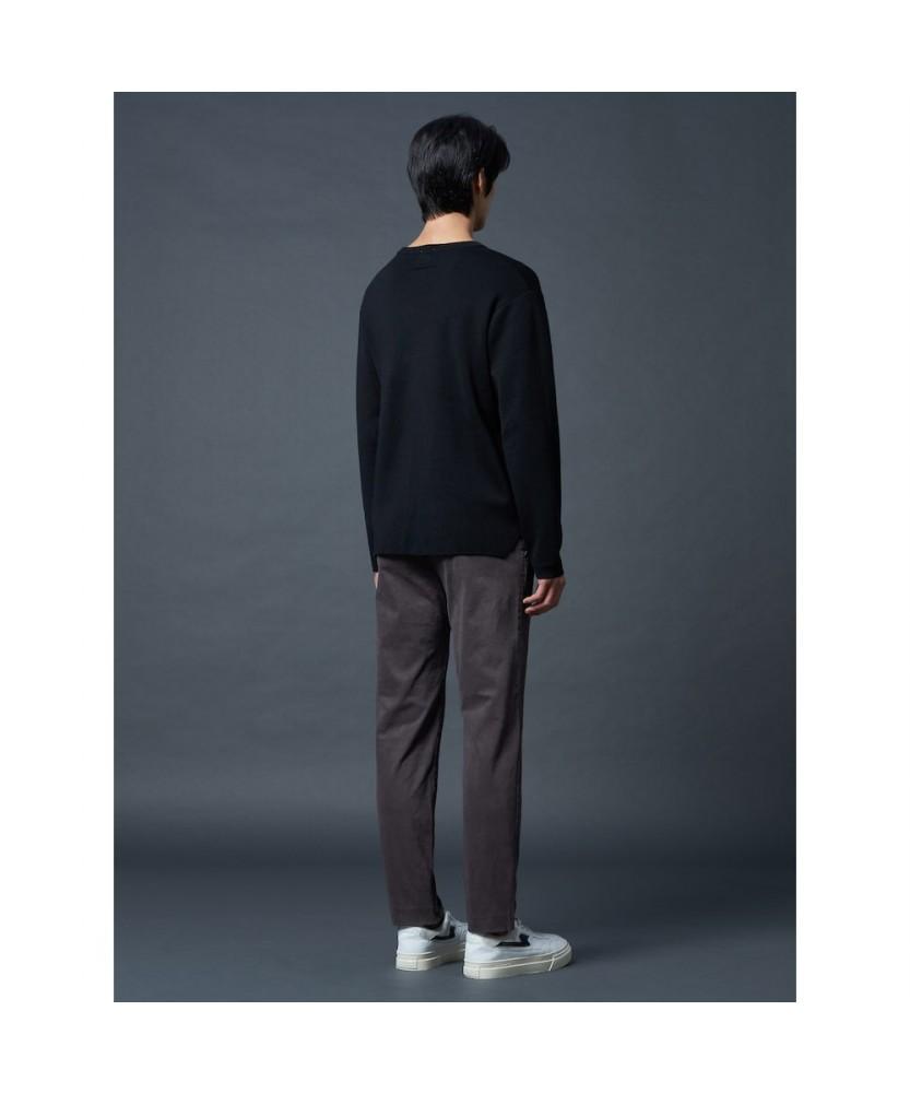 SHIFT.G Garment Dyed Cotton Slacks Gray