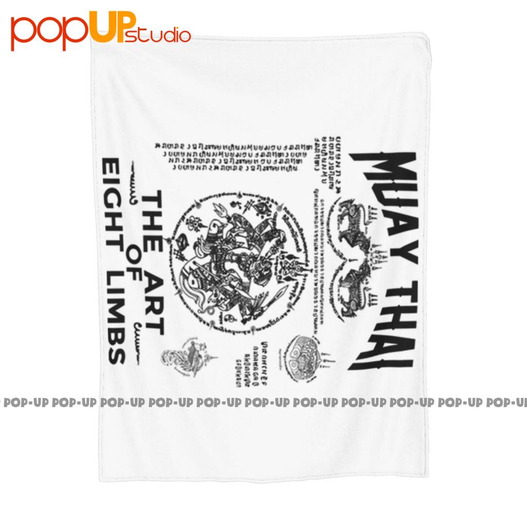 Muay Thai Boxing Sak Yant God Tattoo Boxer Martial Ultra-Soft Blanket Quilt Winter Sofa Cover Bed Covers