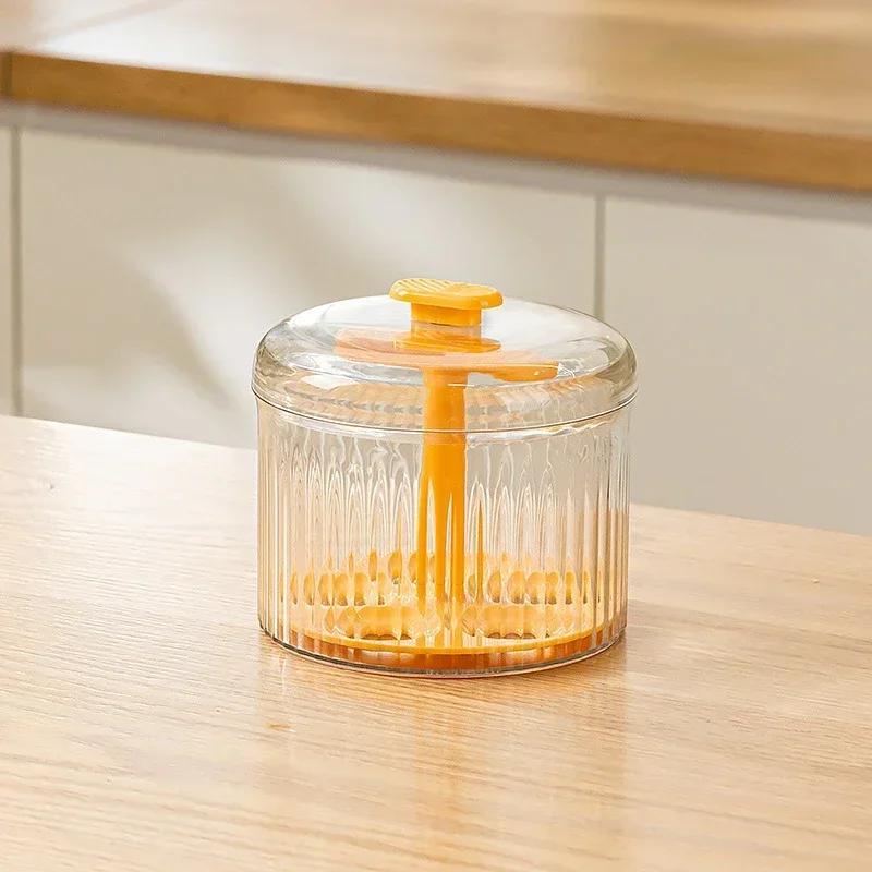 

JUSTINLAU Meatball Maker Kitchen Extruded Meatball Making Tool Frikadeller Maker Plastic Translucent Manual 5 Meatballs Shaper оранжевый