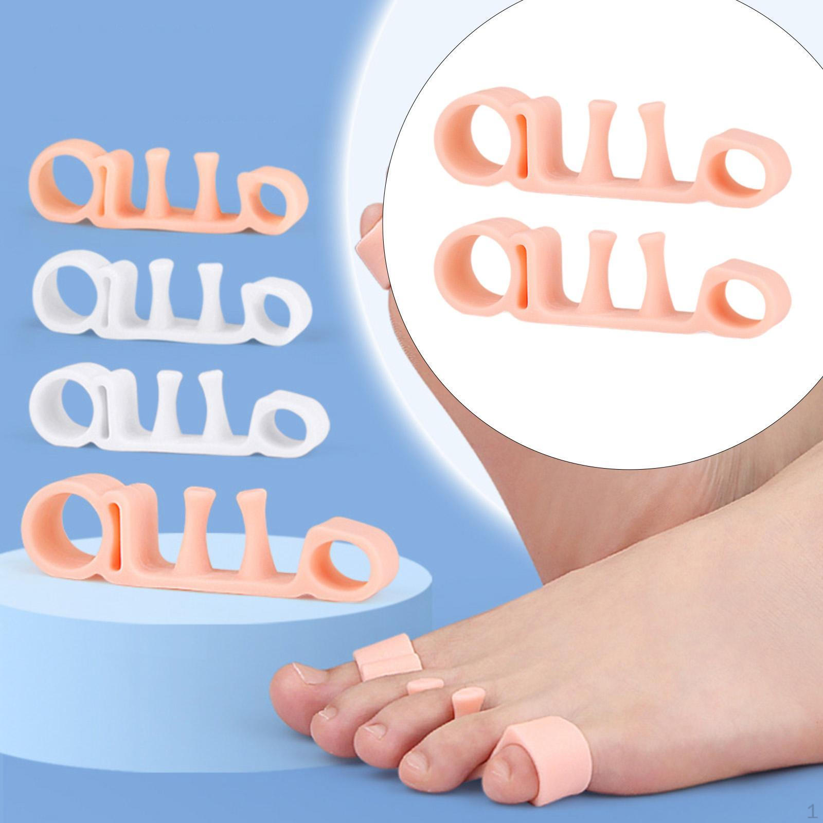 2 шт. опорные подушечки для пальцев ног комплект для выравнивания стопы для девочек — фото 7