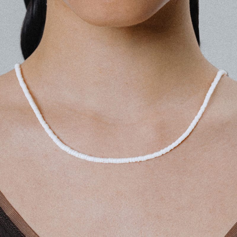 

SCALETTO WS006 White Shell Necklace White