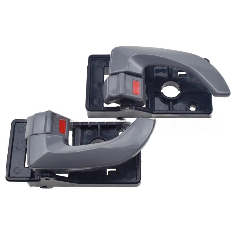 Grey Gray Left Right Inside Inner Interior Door Handles for 2005 2006 2007 2008 2009 Hyundai Tucson 826102E000,82620-2E000 New
