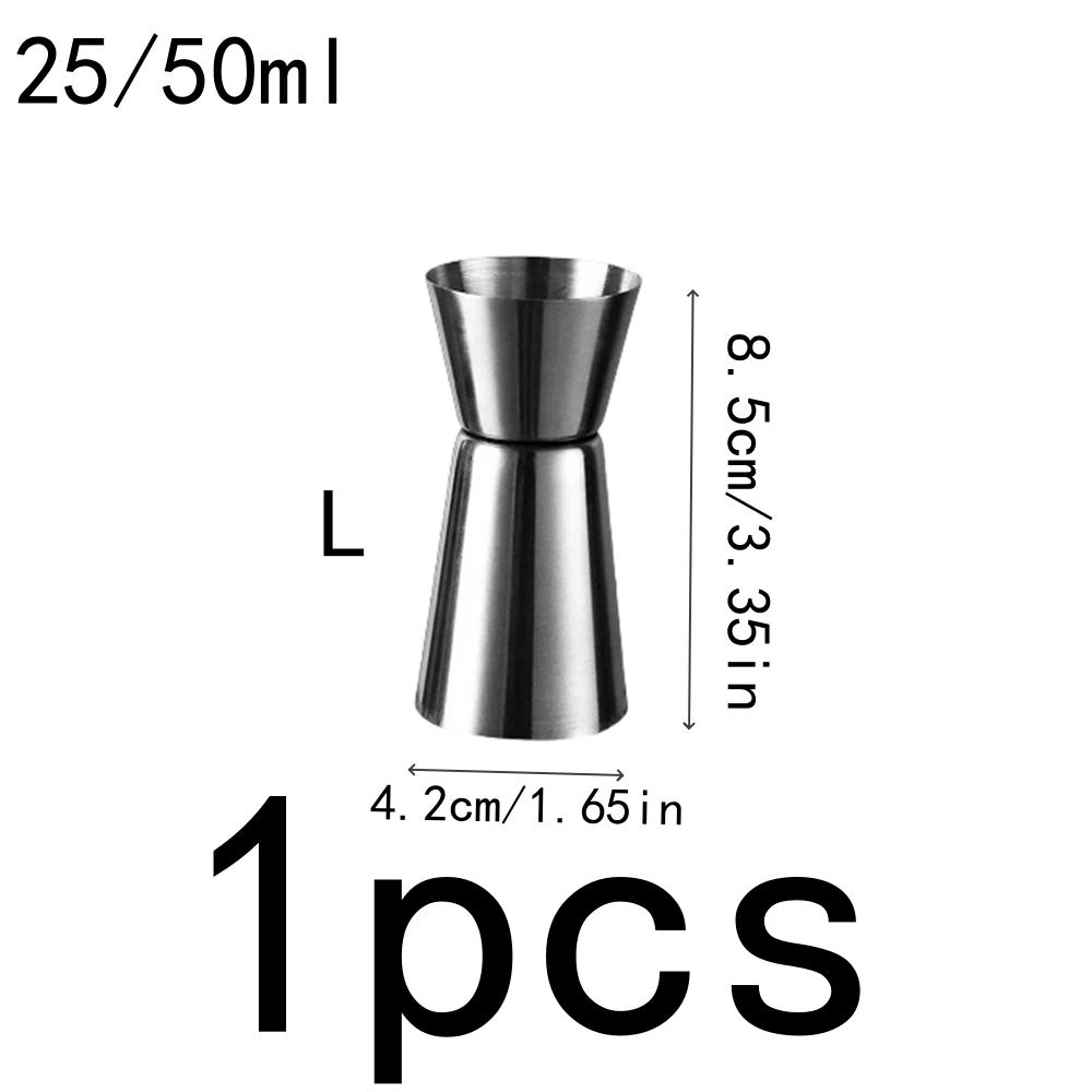 Stainless Steel Cocktail Measure Cup Japanese 30/40/50/60ml Kitchen Bar Party Home Spirits Drink Measure Jigger Accessories Tool