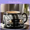 Wild Horse Resin Coffee Cup With Stainless Steel Interior For Home Tea Table And Gift Use