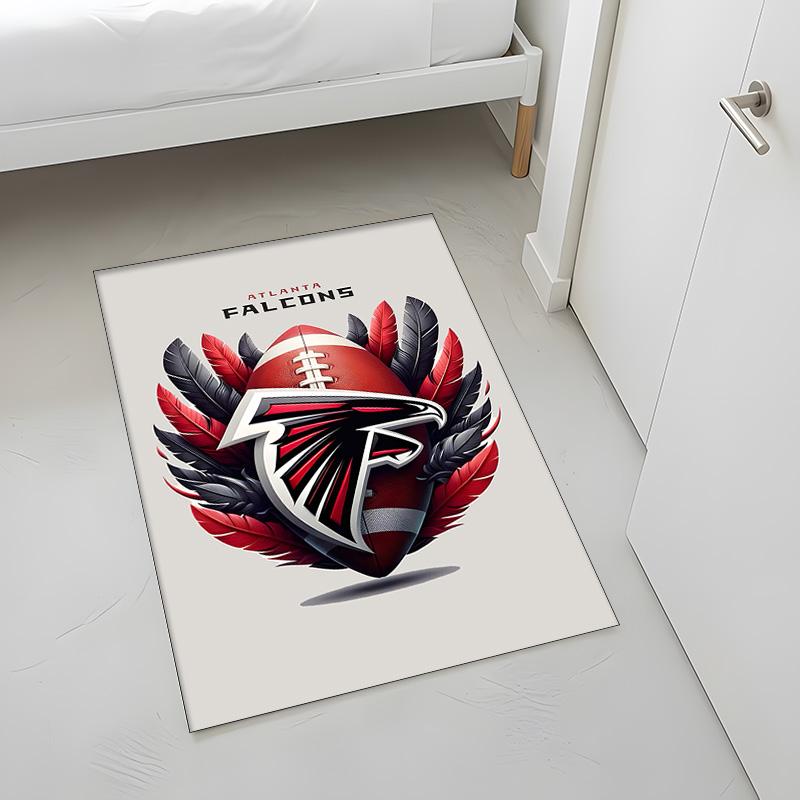 Atlanta Falcons (14) Rug Suitable For Living Rooms Bedrooms Computer Rooms Dining Areas And Placement Under Tables And Chairs Also An Ideal Choice For