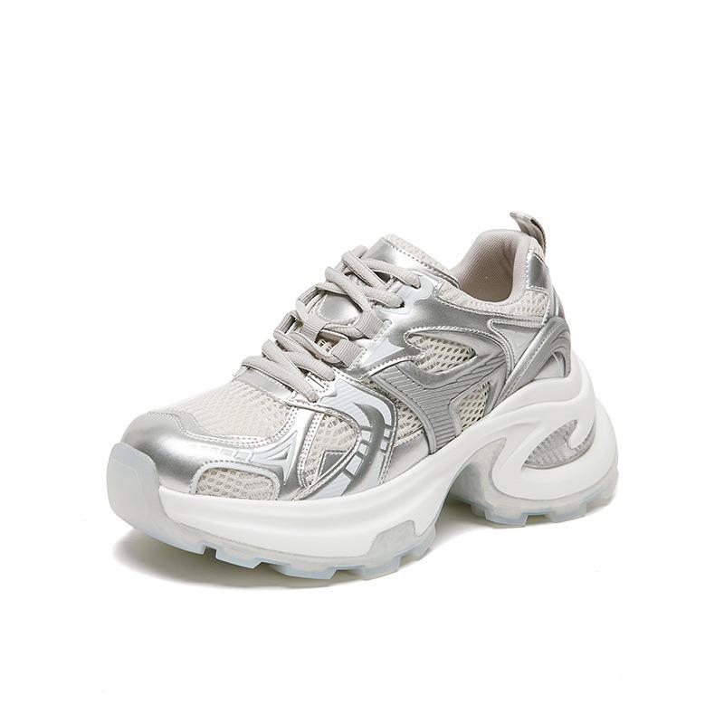 New Dad Shoes for Women Fashionable Thick-soled Sports Single Shoes