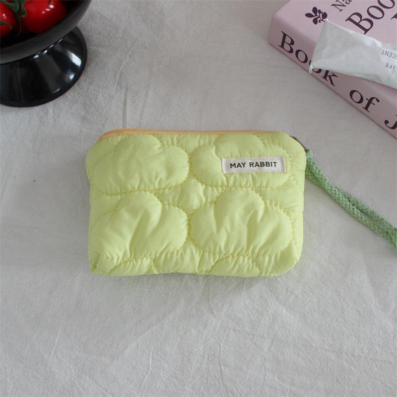 Nowy Pikowany Portfel z Kieszenią Przenośny Mini Portmonetka dla Dzieci Urocza Portmonetka Kolor Cukierka Zamek Błyskawiczny Portmonetka na Monety Ręczny Organizer na Klucze Pomadkę