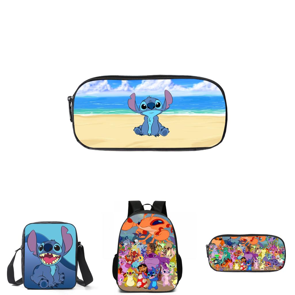 Disney Lilo Stitch Backpack High-capacity Travel Bag For Kids Boys Girls Daily Use