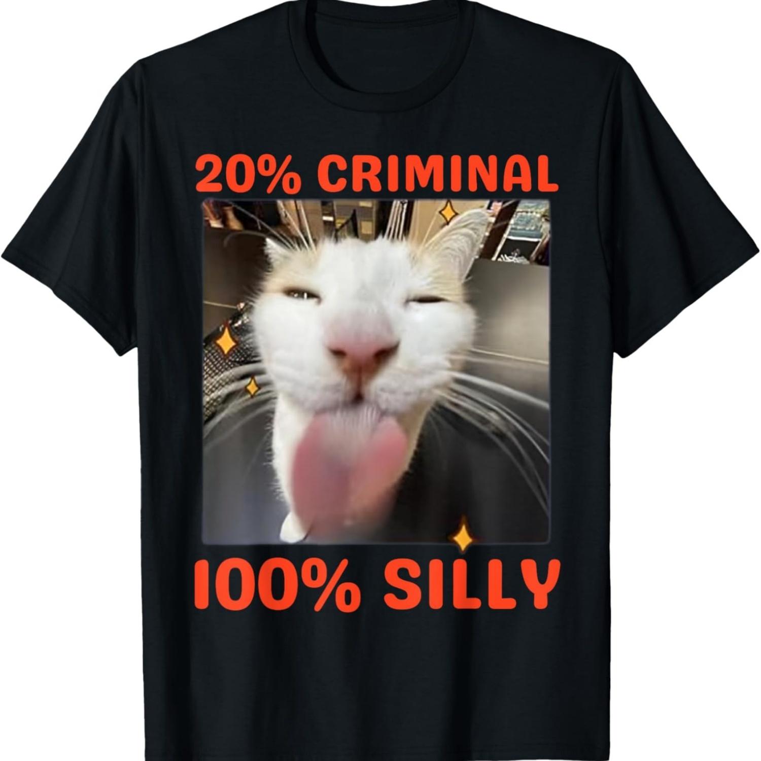 Funny Cat Meme Internet Memes Funny Memes Brainrot Brain Rot T-Shirt for Men Women(1) S чёрный