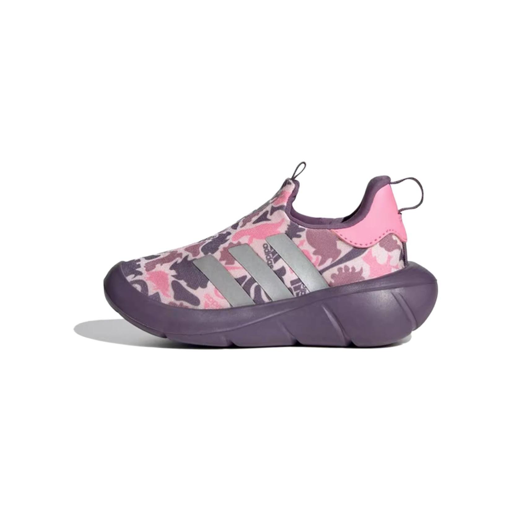 (TD) adidas Monofit Slip-On Shoes Clear Pink / Silver Metallic / Wonder Orchid; Baby IG4931 EU 21