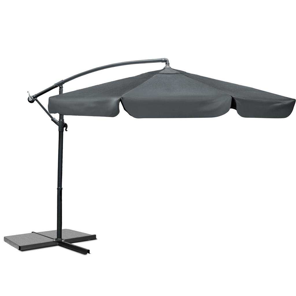 Folding Garden Umbrella, 6 Sections, 350 Cm, With Cover, Plonos Pl-880