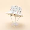 Children's Spring Summer Cartoon Fisherman Bucket Hat Printed Outdoor Unisex Boys Girls UV Protection Fashionable Sunshade Cap