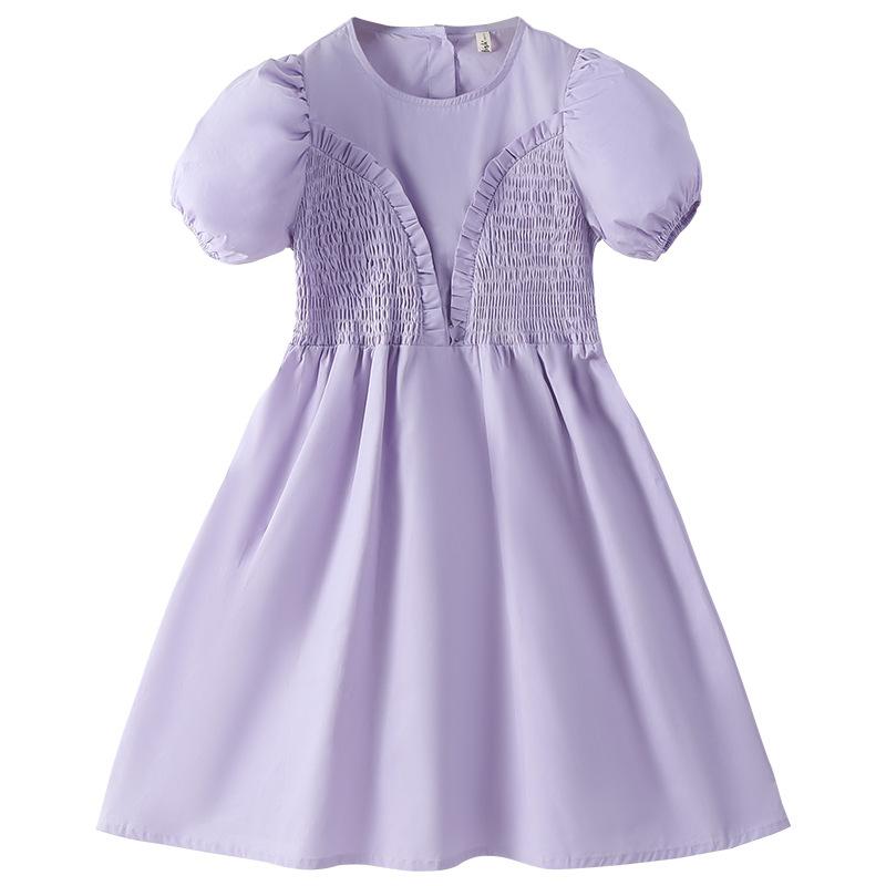 Girls Fashionable Dress - Summer Children s Princess Purple Dress 120cm фиолетовый