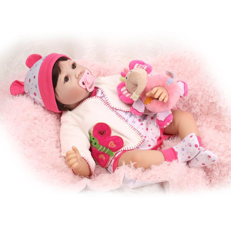 NPK Realistic Baby Doll Role-Playing Toy for Girls 55 cm