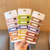 Trendy Candy Color Hairpin for Girls – Side Clip for Bangs & Baby Hair, BB Clip, Barrette Headwear