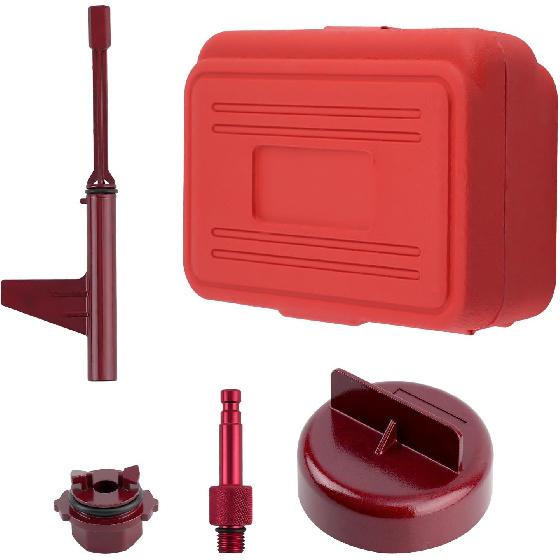 maXpeedingrods Metal Transmission Oil Filling Adapter Tool, 4pcs Oil Change Tool Set, for Mercedes-Benz 725.0 9G-Tronic 9-Speed Auto Transmission, красный