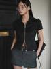 HHIPS Micro Shorts Skirt Pants (Charcoal)