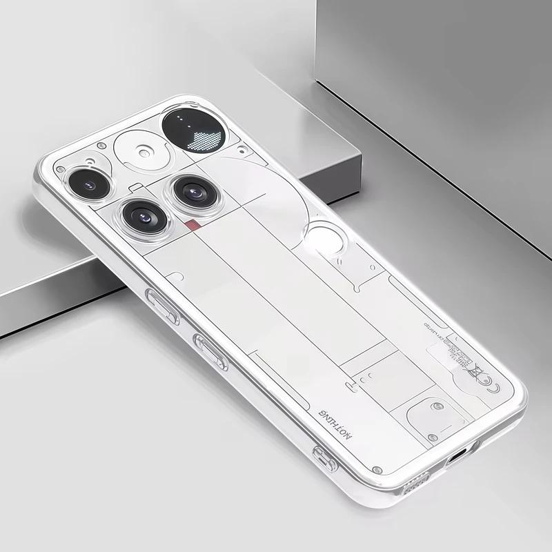 Ultra Thin Clear Phone Cases For Nothing Phone 4a Phone4A 3 3a Lite 2a Plus CMF Phone 2 Pro Case Soft TPU Silicone Back Cover