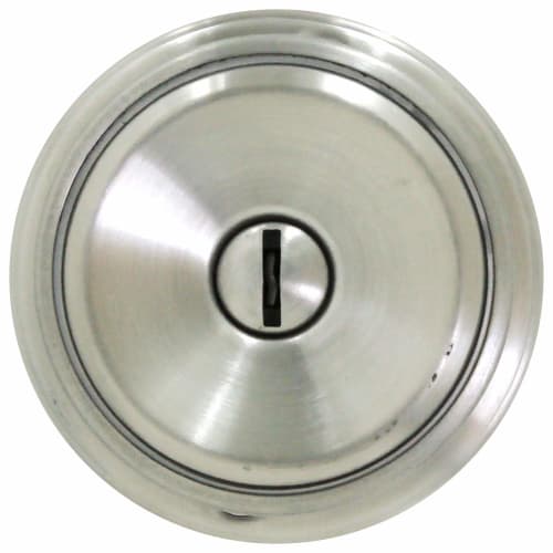 Waki Sangyo COW (Nicchu Seisakusho) Bathroom and Toilet Partition Lock, Silver, BS90 261SBME90 WR-222