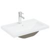 3 Piece Bathroom Furniture Set Concrete Grey Particleboard