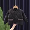 Korean Style Quilted Cotton Winter Jacket Set for Toddlers