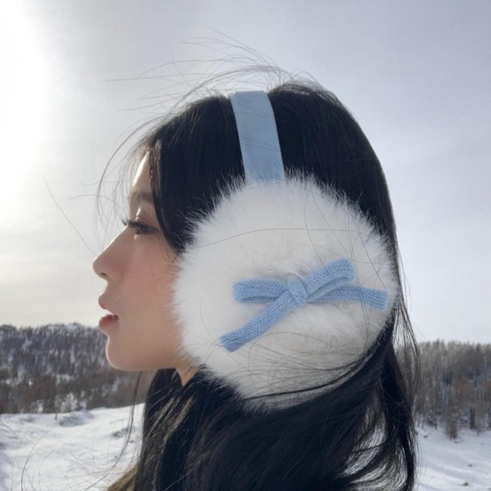 Windproof Warm Earflaps Soft Cold-proof Ear Mask Fashion Cute Ear Cover  Skiing