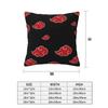 Black And Red Cloud 2 Pcs Square Pillowcase Pillow Cover Cushion Zip Decorative Comfort Throw Pillow For Home Car
