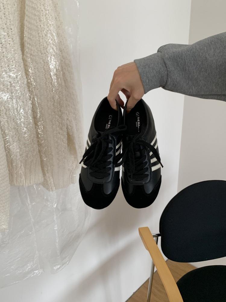 Casual inner height increase German training shoes women's shoes 2025 autumn new casual versatile lace-up sports shoes