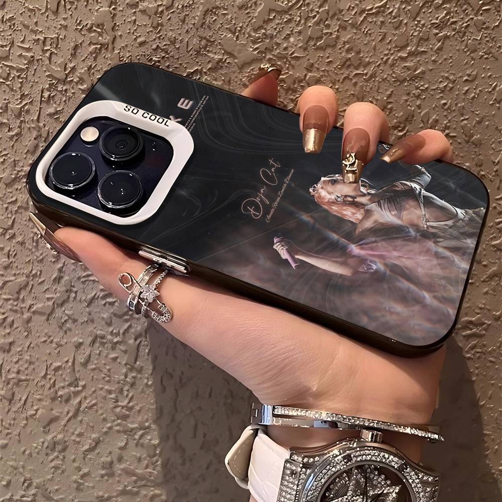 

Doja Singer C-Cat Phone Case For IPhone 17 16 15 14 13 12 11 Pro Max Plus Pro Colorful Shell iPhone 14