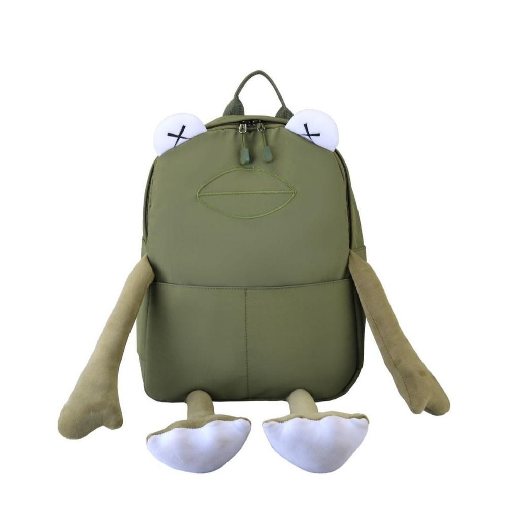 Cute Ins Backpack Funny New Cartoon Doll Student Bag College Student Personality Large Backpack