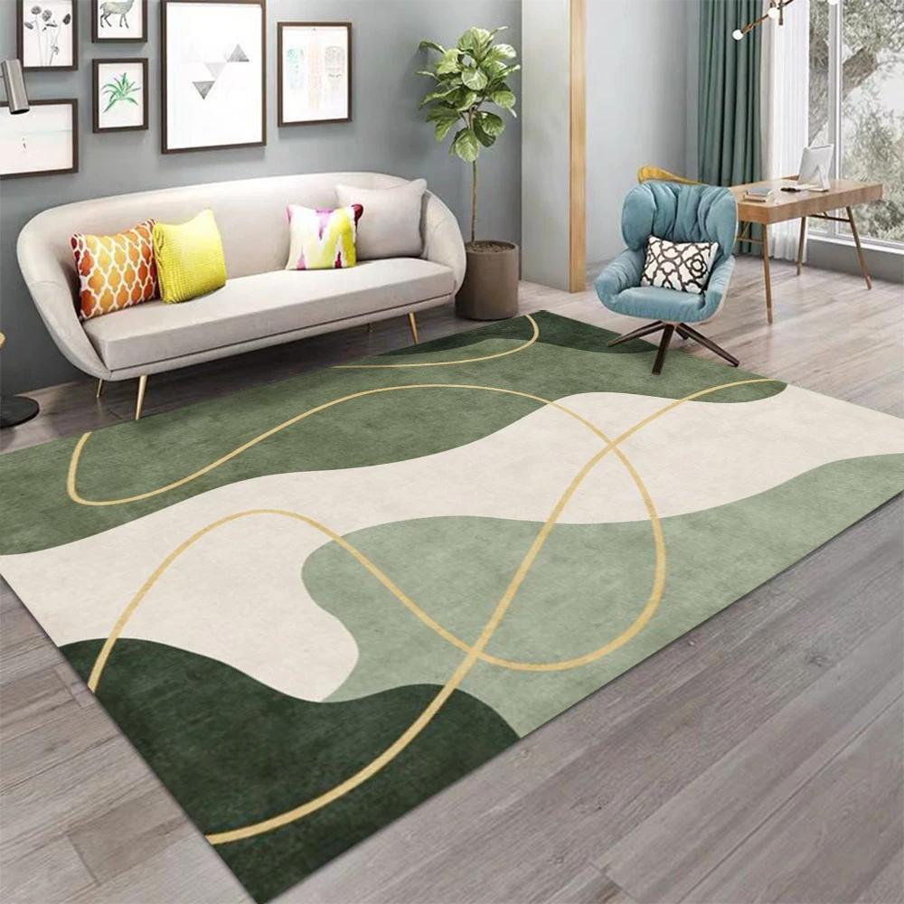 Modern Abstract Geometric Pattern Area Rug for Living Room, Children's Floor, Bedroom, Sofa Cushion, Home Decoration
