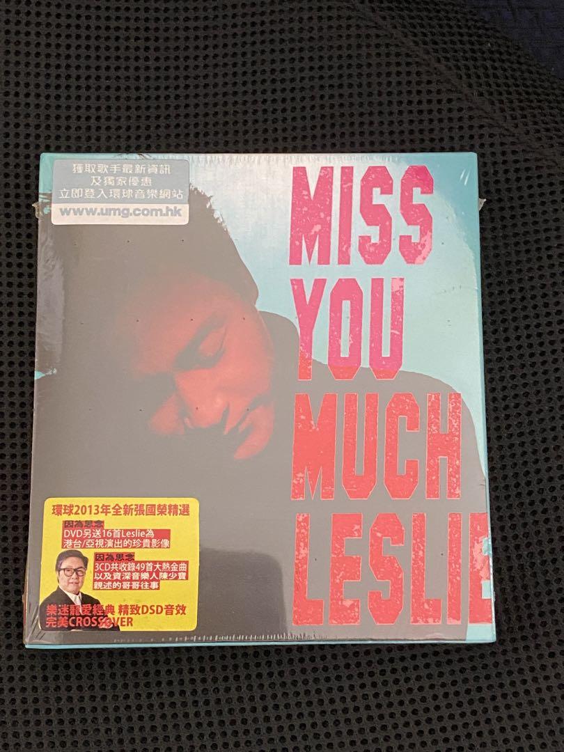 

[USED] Leslie Cheung MISS YOU MUCH LESLIE CD DVD