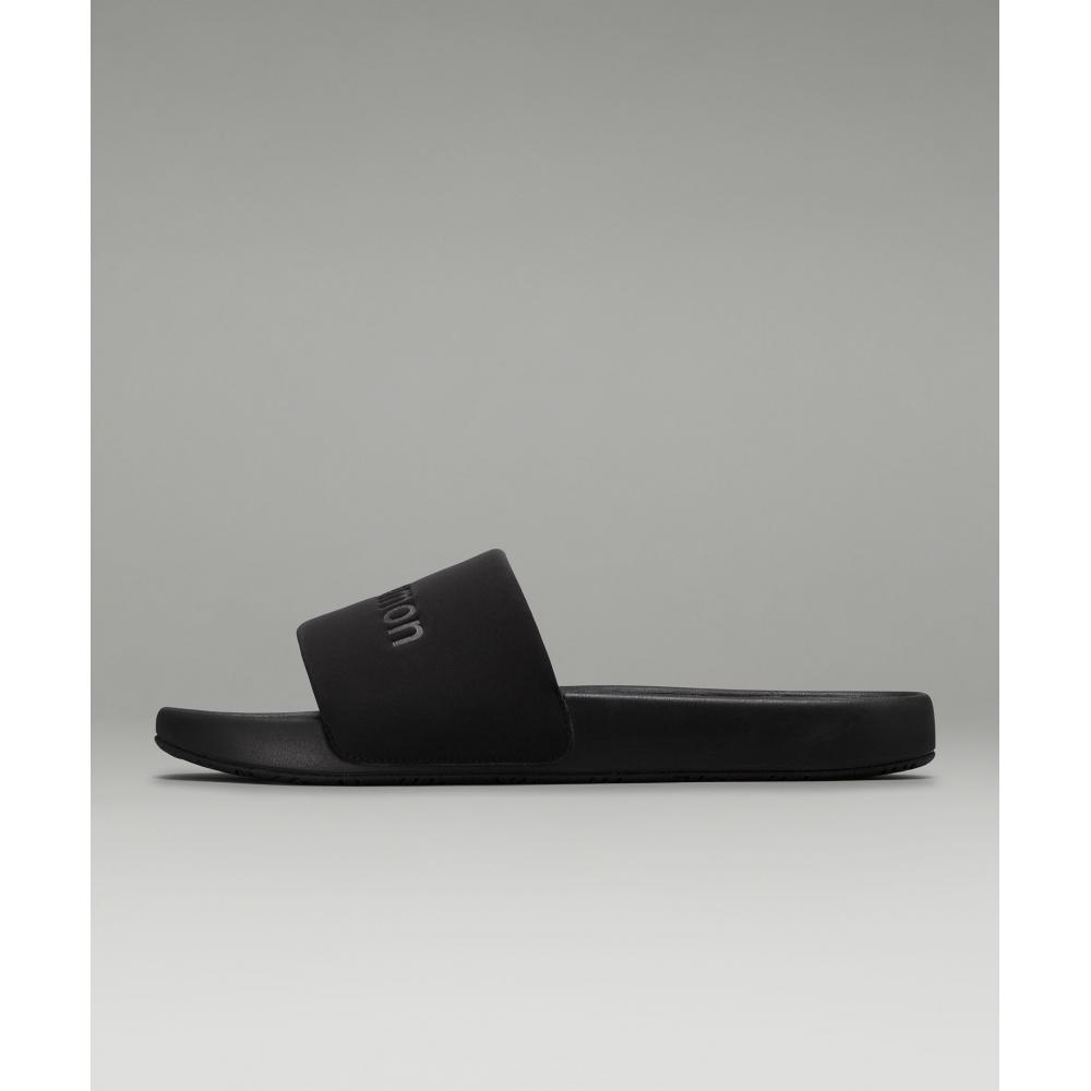 Lululemon Men S reStfeel Slide  Graphic Black Black Black
