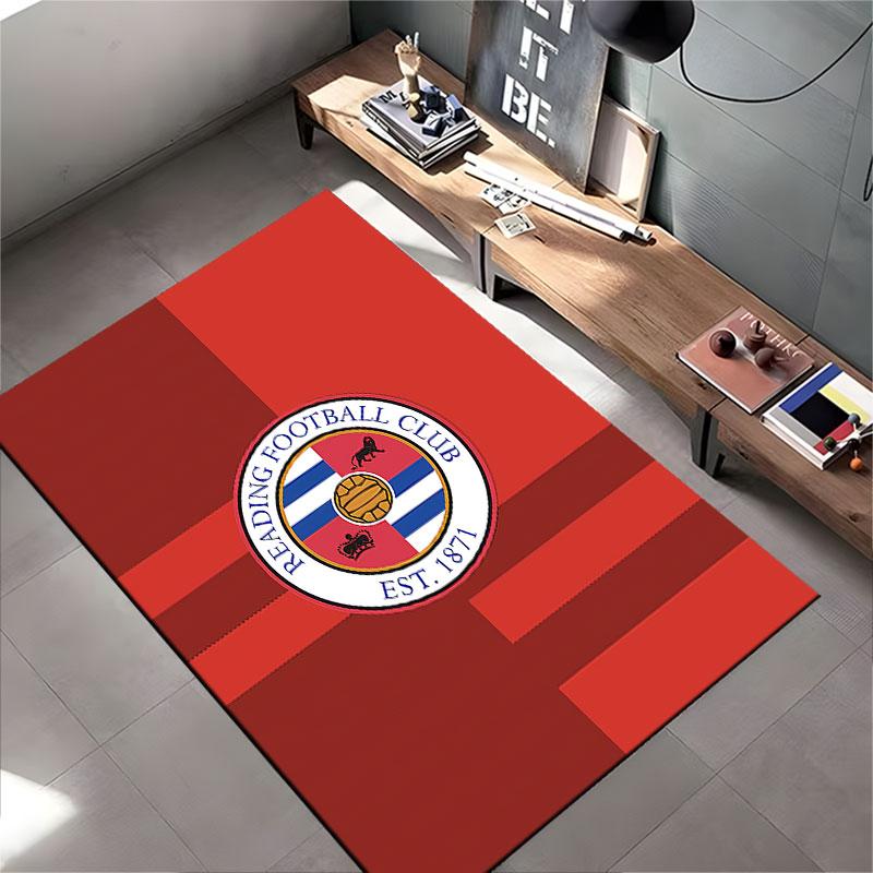 Red Reading Football Club Carpet Suitable As a Non-slip Mat for the Living Room or Bedroom Sofa