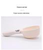 Long-Handled Electronic Pet Food Measuring Spoon with Gram Scale for Dog and Cat Food
